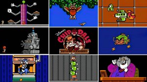 Разбор всех боссов Чип и Дейл на денди!  Chip 'N Dale Rescue Rangers