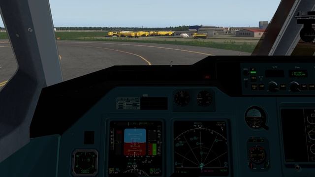 X Plane Взлёт Ту 204 100с из Внуково смотреть онлайн