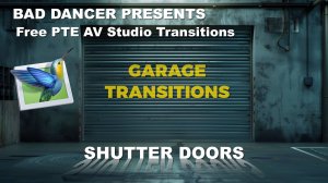 PTE AV Studio Pro Transitions Shutter Doors