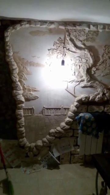 Лепка. Барельеф. Картина на стене. смотреть онлайн