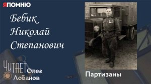 Бебик Николай Степанович. Проект «Я помню» Артема Драбкина. Партизаны.