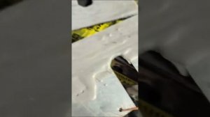 испытание полиуретановой мастики на разрыв.