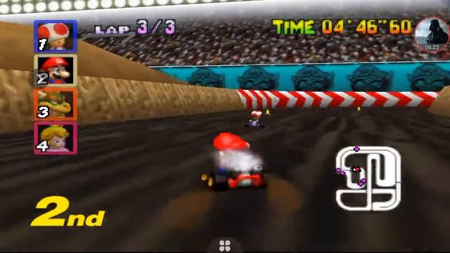 Играю в Mario Kart 64