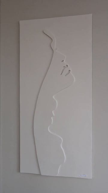 Авторское гипсовое панно "Двое" #авторскийдекор #автор смотреть онлайн