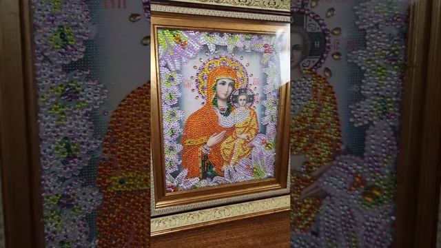 Образ Смоленской Богородицы.Алмазная мозайка.Икона о? смотреть онлайн