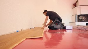 Паркетная доска дуб, укладка плавающим способом