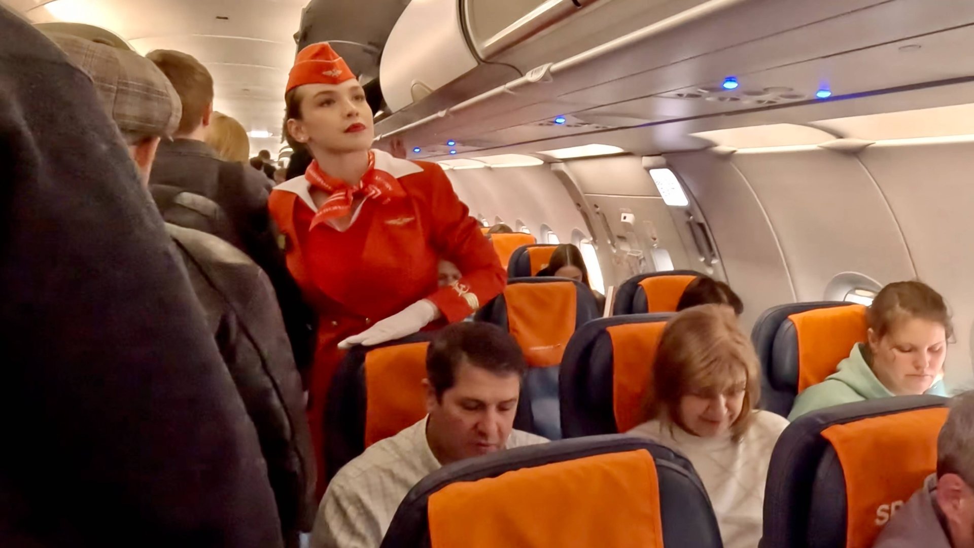 Airbus A321 а/к Аэрофлот | Рейс Москва – Санкт-Петербург смотреть онлайн