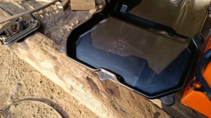 Тигуан 1 замена заднего сальника коленвала, и масла в акпп.