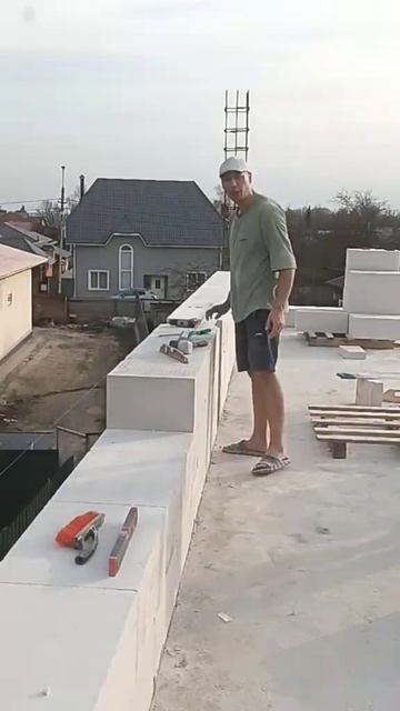 как правильно класть газоблок на пеналкей? лайфхак #мо смотреть онлайн