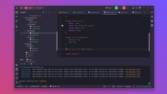 React с Нуля 4: UI для Market App - Создание UI COMPONENTS смотреть онлайн