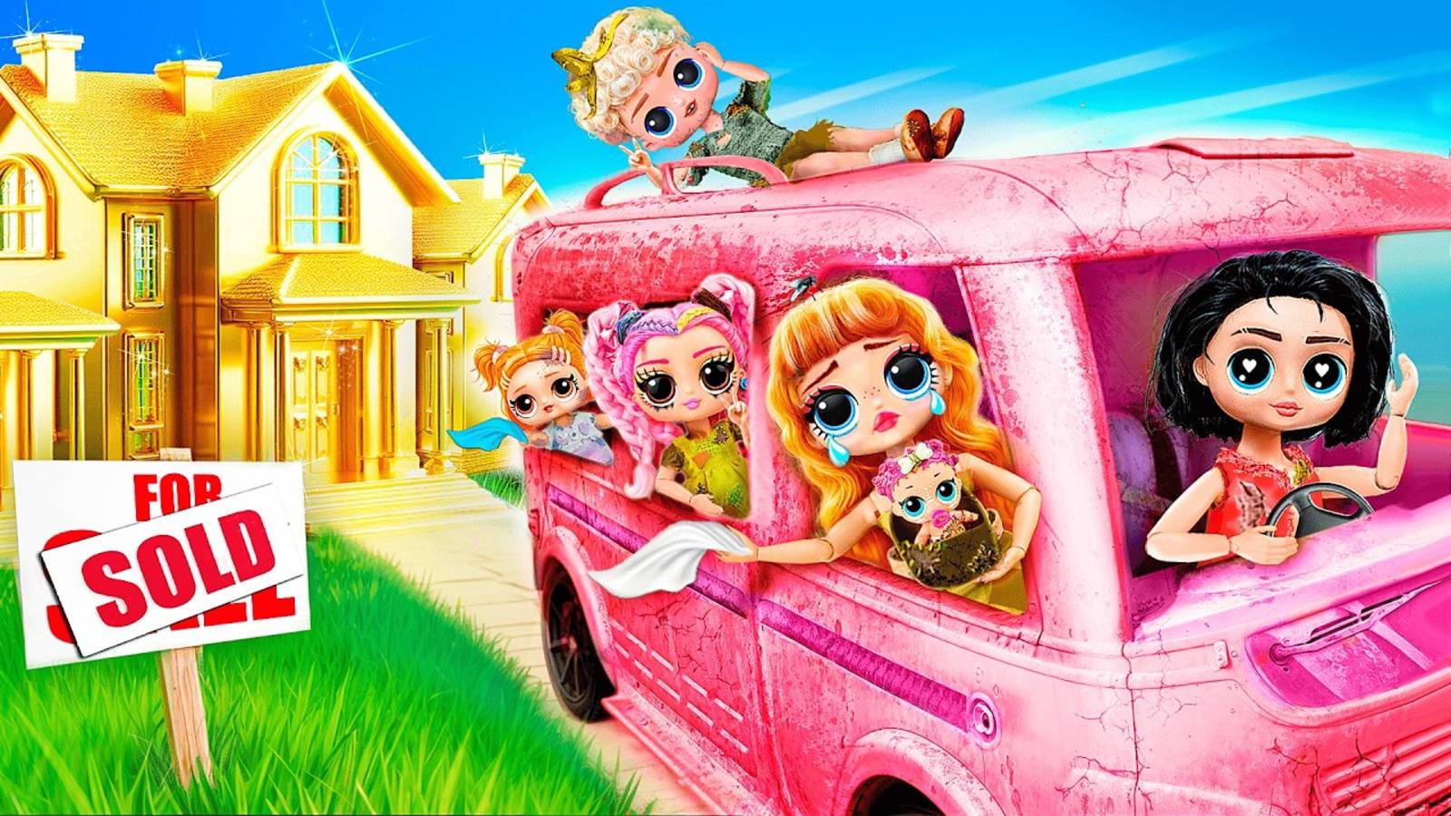 Приключения большой семьи ЛОЛ! Идеи и поделки для кукол смотреть онлайн