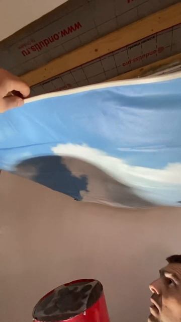 Фотопечать облака на натяжном потолке. #потолокоблака смотреть онлайн
