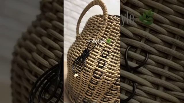 МК Корзина для белья 28л #diy #handmade #rattan #homedecor #home #деревен смотреть онлайн