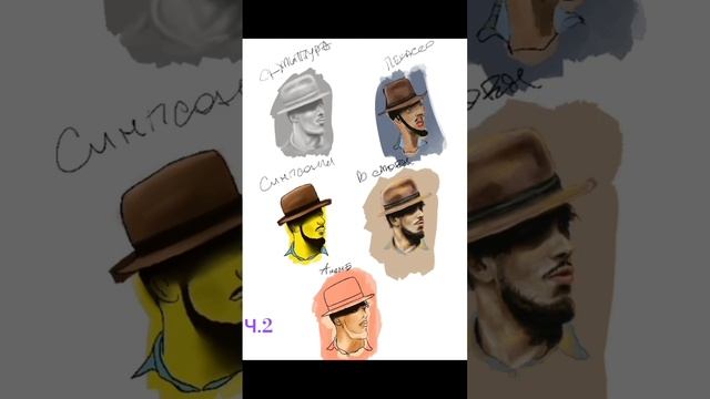 Одно фото в 5 стилях Ч.2 #пикассо #симсоны #скульптура #а? смотреть онлайн