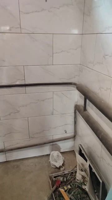 Укладка плитки сан узел #плитка #свп #сантехника смотреть онлайн