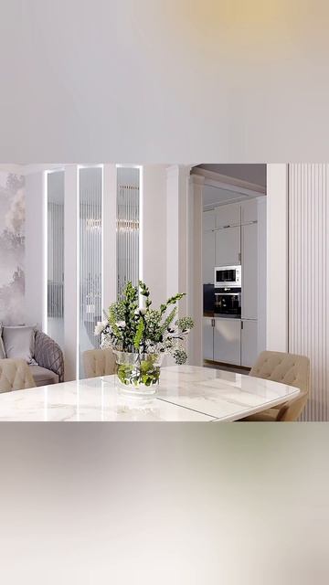 Гостиная ЖК "Ренессанс" ✨Дизайнер интерьеров в Санкт-? смотреть онлайн