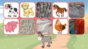 Угадай животных! Развивающие мультики для самых маленьких Изучаем животных Домашние животные