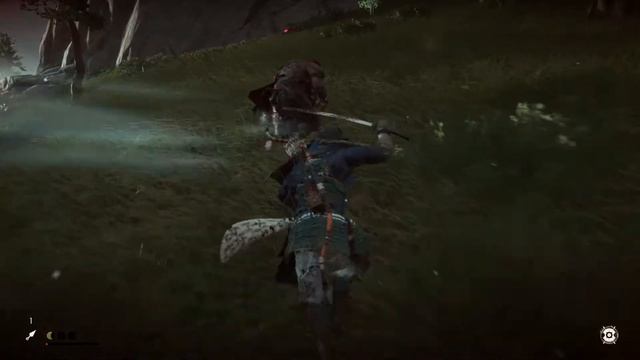 Первый Босс -} Бритое Прохождение Ghost Of Tsushima #5