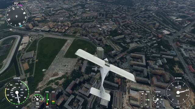 Microsoft Flight Simulator 2020 - Казань - Россия смотреть онлайн