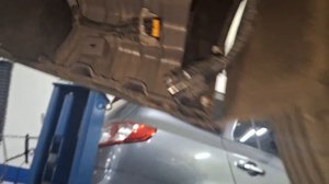 Santa Fe TM снятие заднего бампера/замена структурной накл