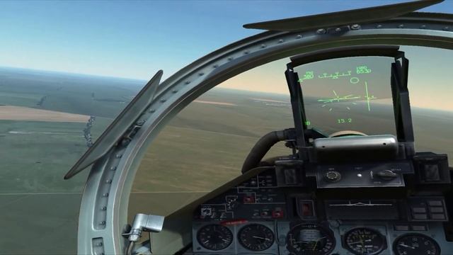 DCS:Су-27 Взлёт и посадка вид с кабины