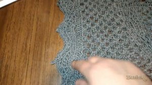 Ажурный топ, жилет, без швов. Вяжем вместе крючком.