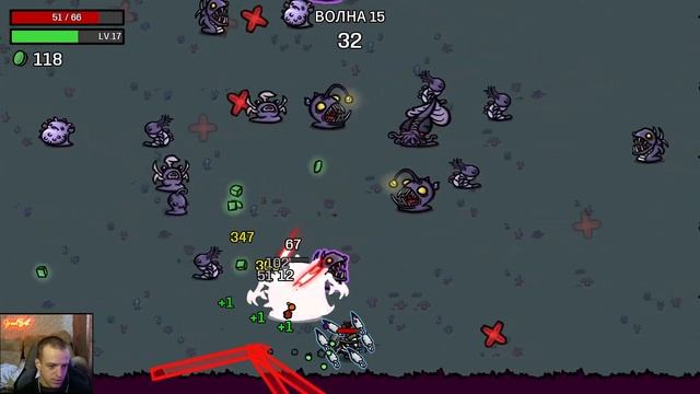 Brotato: Abyssal Terrors #12 ДИКАРЬ С КЛЫКАМИ смотреть онлайн