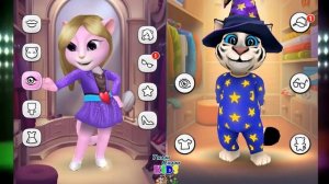 Моя говорящая Анджела и Мой говорящий Том ДИСКОТЕКА Мультик про котиков Том и Анжела