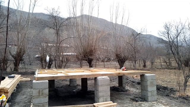 Домик А- Ферм. ОСБ листы на пол. смотреть онлайн