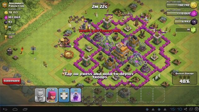 Clash Of Clans - Бой №79 (с озвучкой)