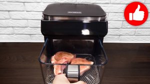 Стейк в аэрогриле из свинины! По этому рецепту мясо получается нежным, сочным и очень вкусным
