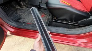 НАКЛАДКИ НА ПОРОГИ ЛАДА ГРАНТА FL УСТАНОВКА