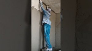 Цементно-известковая штукатурка по газобетону.