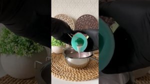 Мраморная заливка свечи. Первый способ.