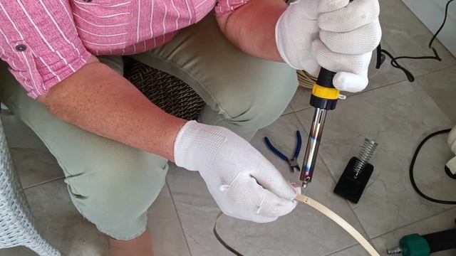 Как спаять ротанг между собой #плетенаямебель #ротанг