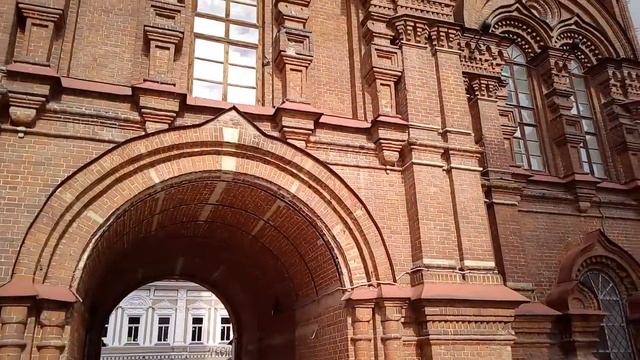 Казань, ул.Баумана, колокольня Богоявленского Собора. смотреть онлайн
