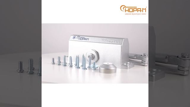 Доводчик дверной 3s мал. НОРА-М, цвет серебро смотреть онлайн