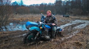 ЧТО ОНИ ТВОРЯТ? МОТОЦИКЛЫ УРАЛ на бездорожье против КВАДРОЦИКЛОВ, НИВ, Patrol, УАЗ
