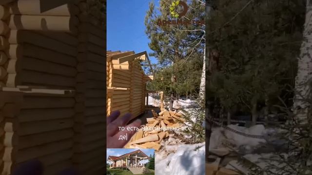 Идёт монтаж кровли на деревянном доме 66 кв. м. смотреть онлайн