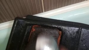 Очистка дверной карты AUDI 80 от остатков поролона