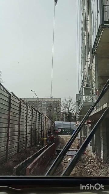 Процесс монтажа опалубки автокраном XCMG QY40K 50K-1 #автокр? смотреть онлайн