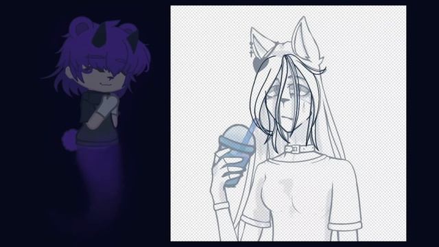 Рисую Аву для канала ❤️ Speedpaint смотреть онлайн