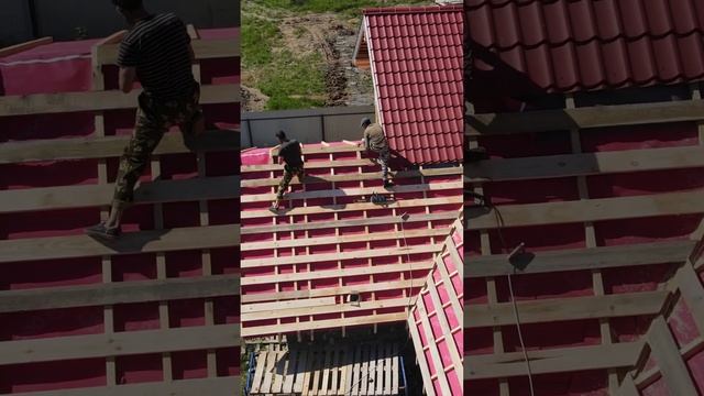 ПОДГОТОВКА КРОВЛИ ПОД МЕТАЛЛО ЧЕРЕПИЦУ #кровля #метал? смотреть онлайн