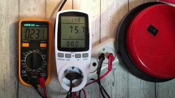 Ваттметр в розетку 220 В с подсветкой: распаковка, тестирование, инструкция, отзыв