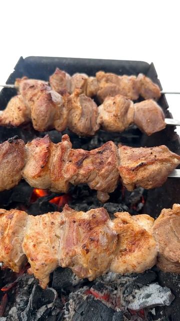 Жарим шашлык 😂Любите шашлыки? Пиши в комментариях св? смотреть онлайн