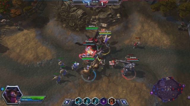 Анонс + краткий обзор [Heroes of the Storm] смотреть онлайн