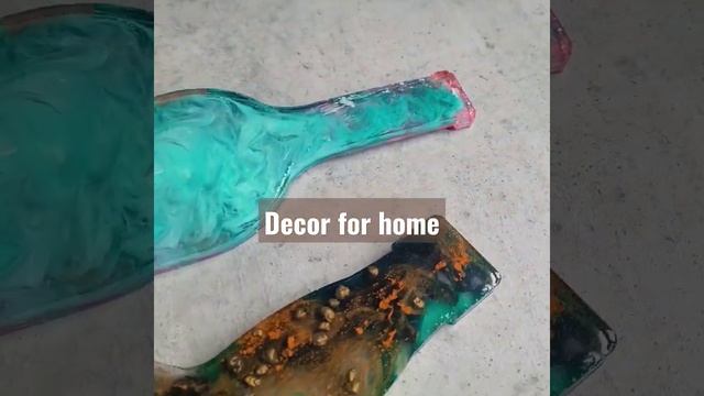 Тарелки из эпоксидной смолы. #ручнаяработа# #эпоксидн? смотреть онлайн