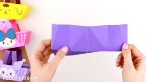 Оригами Корзинка Куроми, Май Мелоди из бумаги | Origami Paper