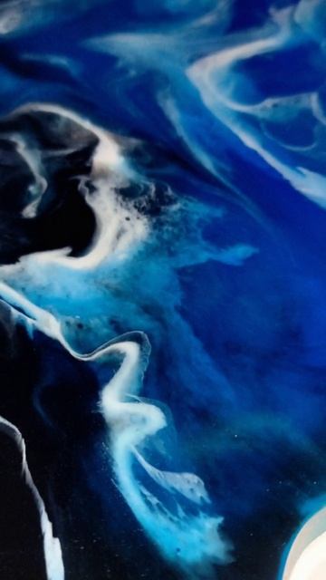 поднос из эпоксидной смолы море. готовое изделие с тек смотреть онлайн