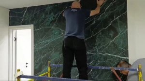 Монтаж Гибкого Мрамора! Легко и Просто #гибкиймрамор #?